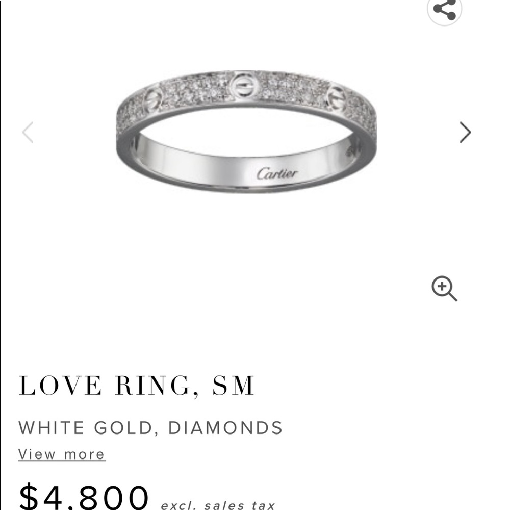 ISO: cartier love ring size 54